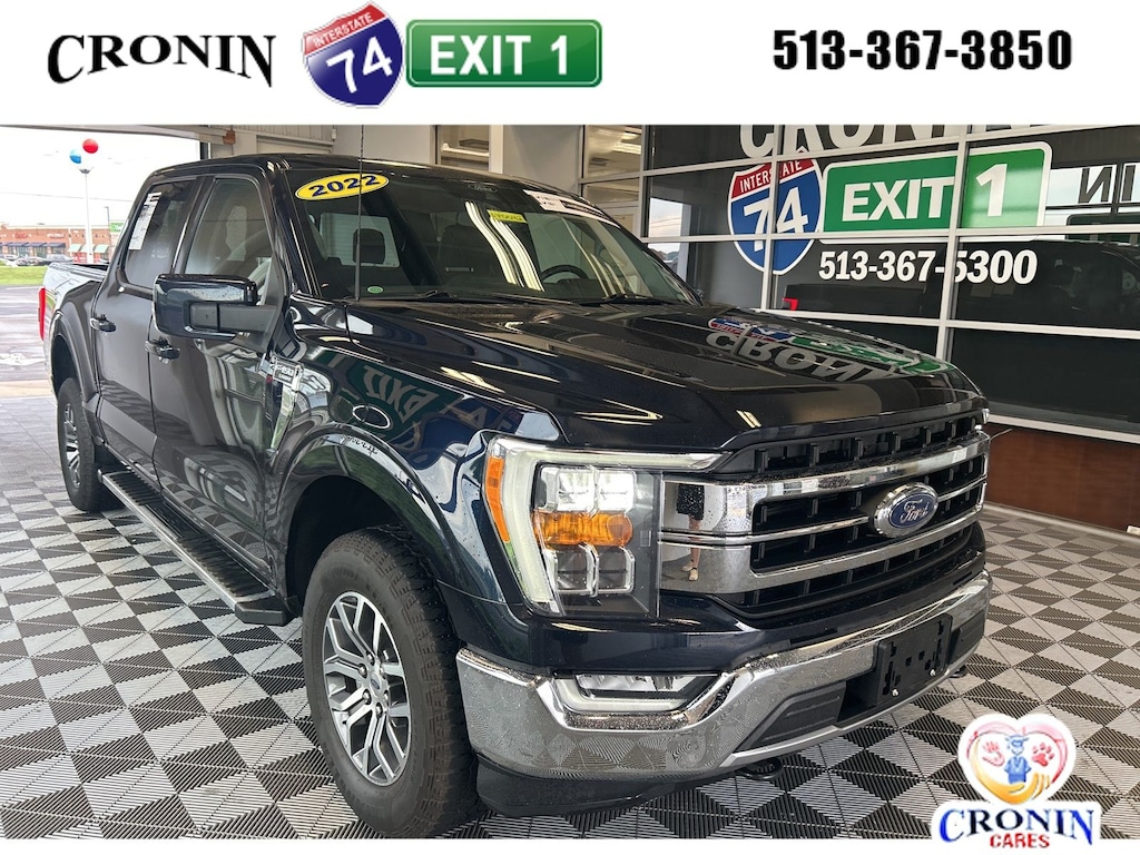 Certified 2022 Ford F-150 Lariat Crew Cab Short Bed Truck