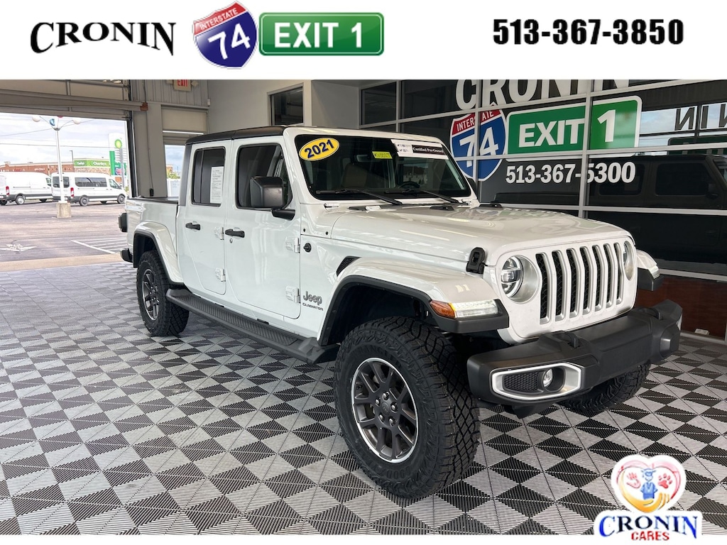 Certified 2021 Jeep Gladiator Overland Crew Cab Short Bed Truck