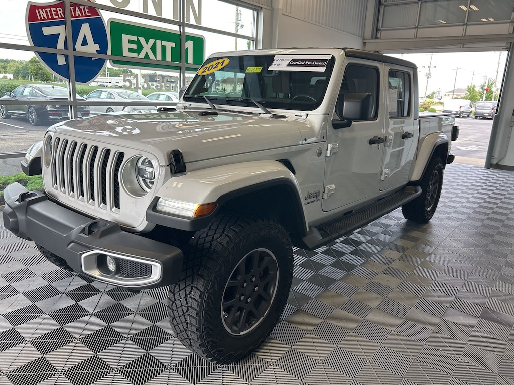 Certified 2021 Jeep Gladiator Overland Crew Cab Short Bed Truck